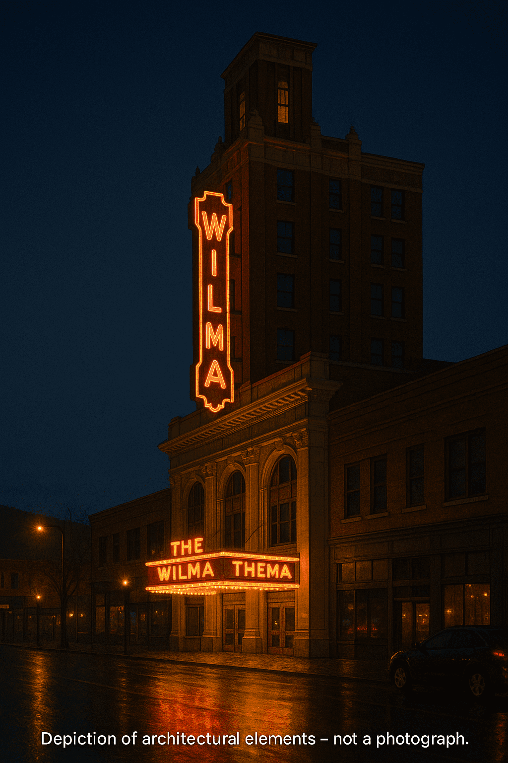 Art Deco After Dark: The Wilma Theatre, Missoula, Montana