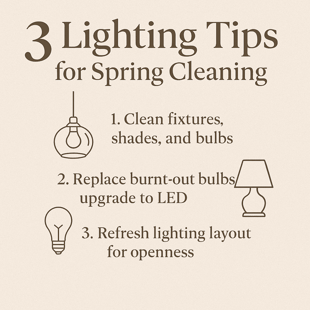 3 Essential Lighting Updates to Include in Your Spring Cleaning Routine