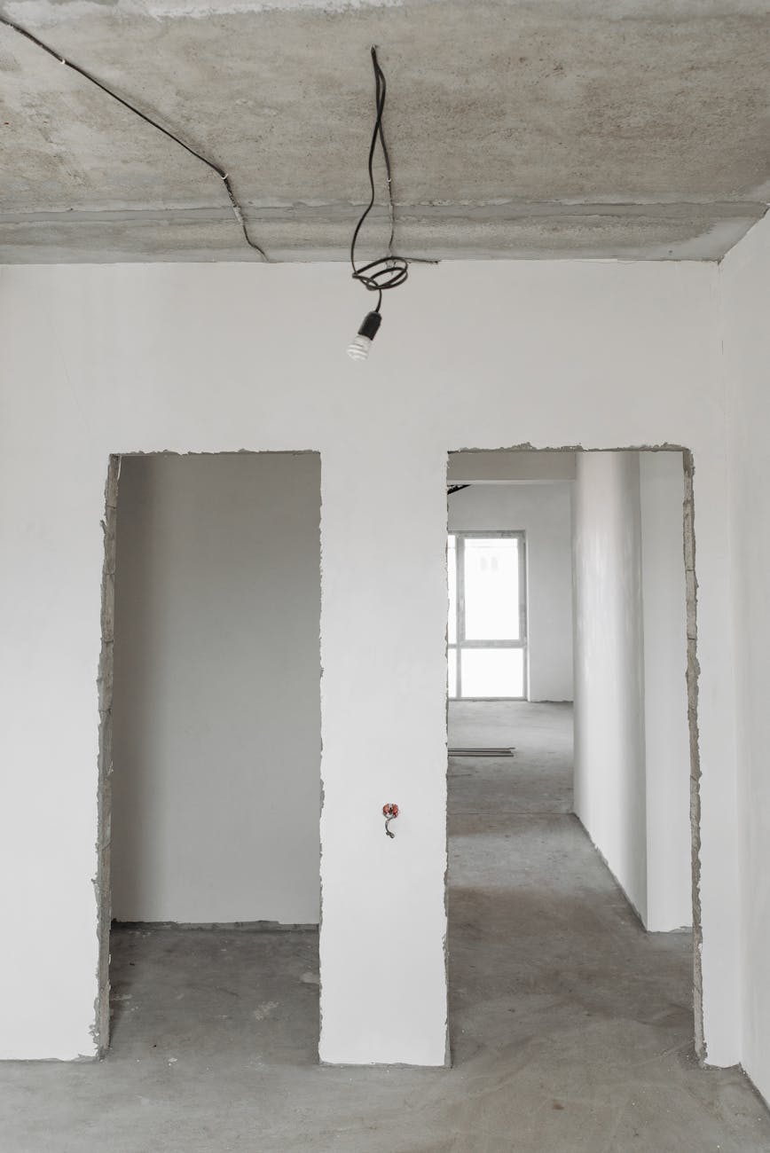 a room under construction